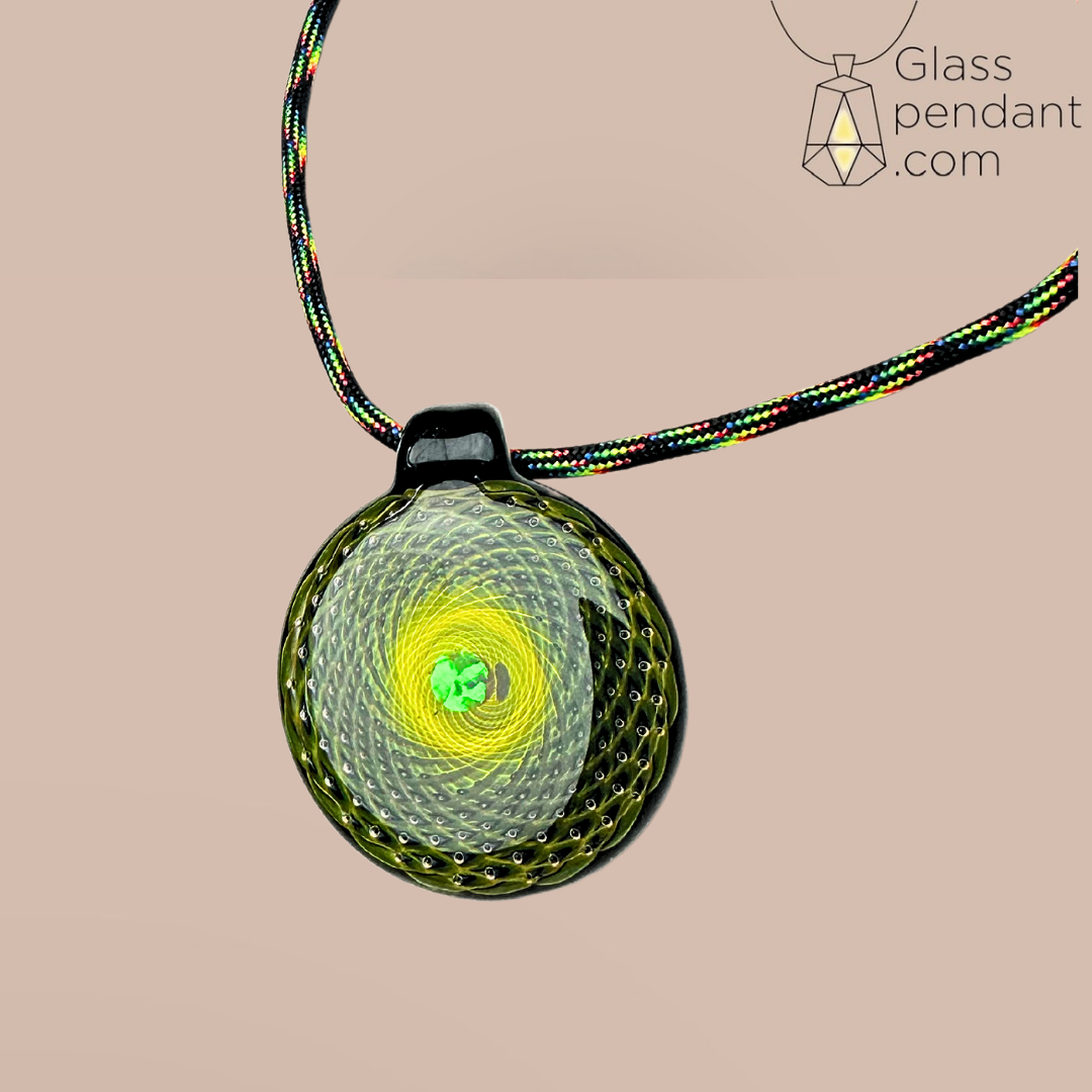 Bubble-Trap Opal Pendant