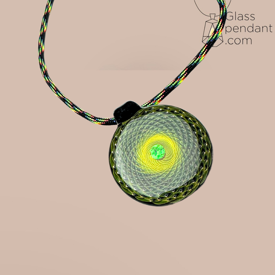 Bubble-Trap Opal Pendant