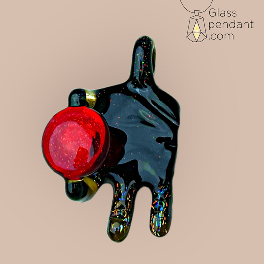 @goober_gabe Crushed Opal x Dichro Circle Clutch Pendant