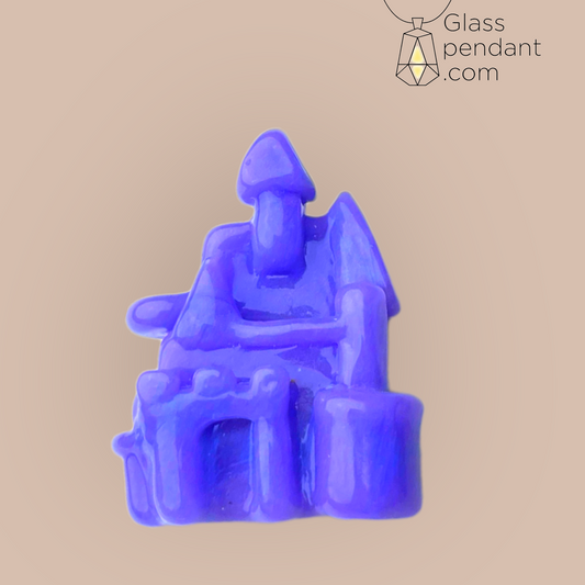 @jebbglass Purp Castle Pendant