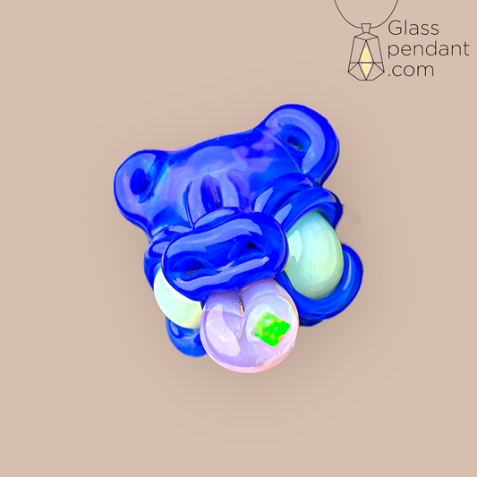 @c.a.s.t.o Blue Dosed Opal Spunion Pendant