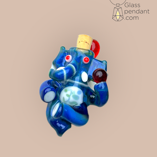 @glyph_glass OM Ganesh Pendant/Stash Jar