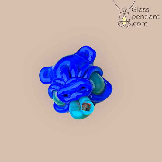 @c.a.s.t.o Blue Aqua Spunion Pendant