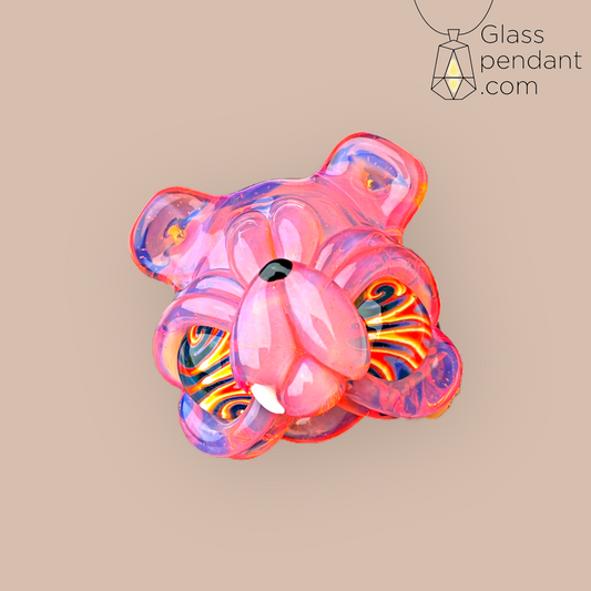 @c.a.s.t.o Sunset Fire-Eyed Bear Pendant