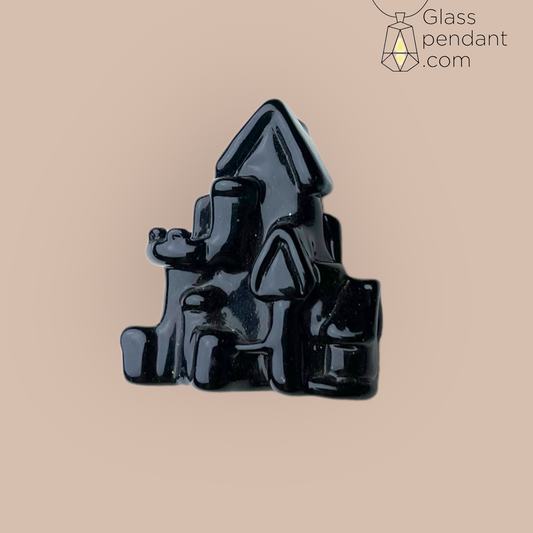 @jebbglass Black Castle Pendant