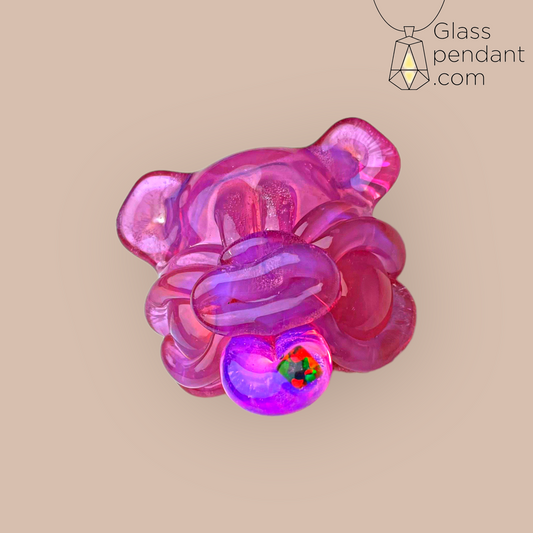 @c.a.s.t.o Pink Magenta Dosed Opal Spunion Pendant