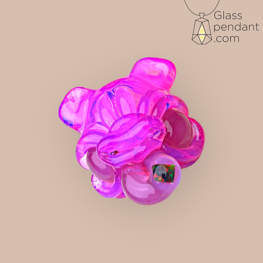 @c.a.s.t.o Neon Pink Dosed Opal Spunion Pendant