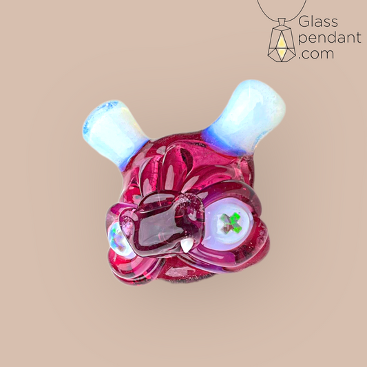 @c.a.s.t.o Purp White X Opal Eyed Bug Pendant