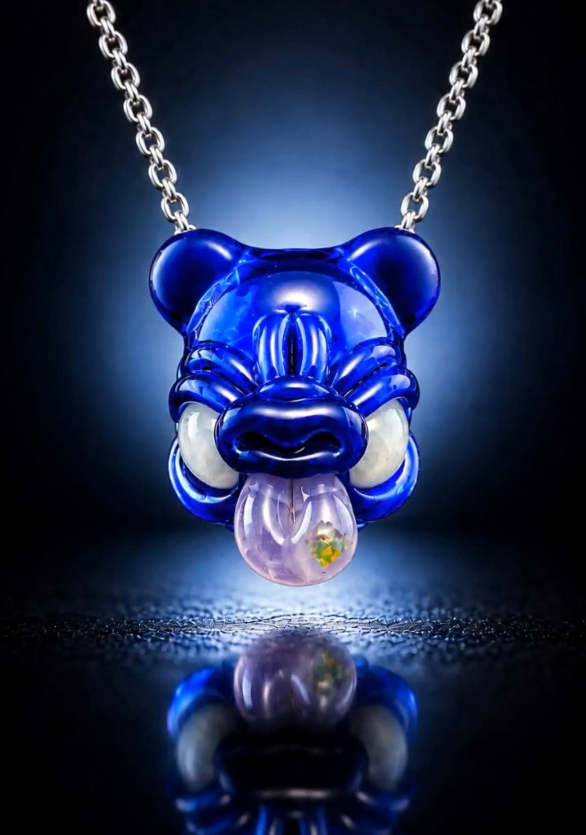 Blue Spunion Pendant