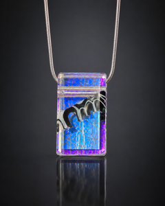 Flower Of Life Dichro & Millie Faceted Pendant