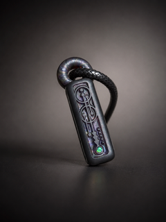 Space Glyph Pillar Pendant