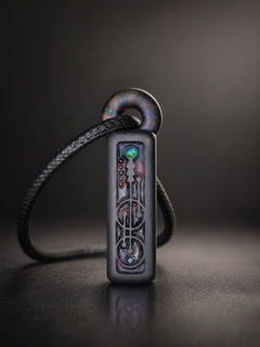 Space Glyph Pillar Pendant