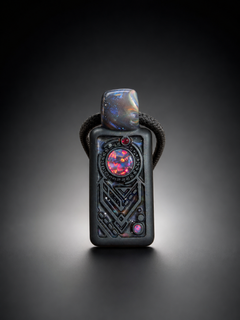 Space Glyph Pillar Pendant