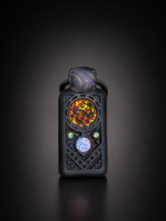 Space Glyph Pillar Pendant