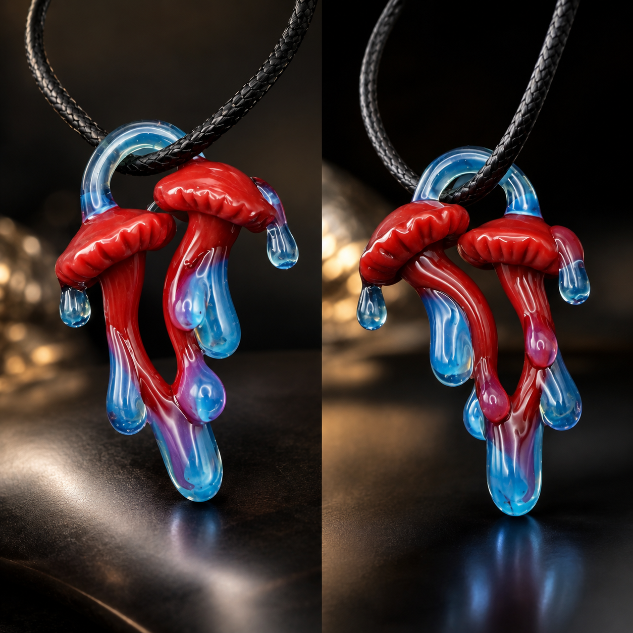 Drippy Mushroom Pendant #4