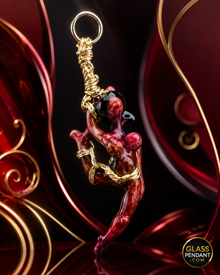 Wrapped Girl Choker Pendant