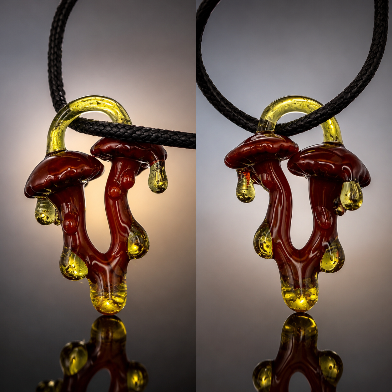 Drippy Mushroom Pendant #1
