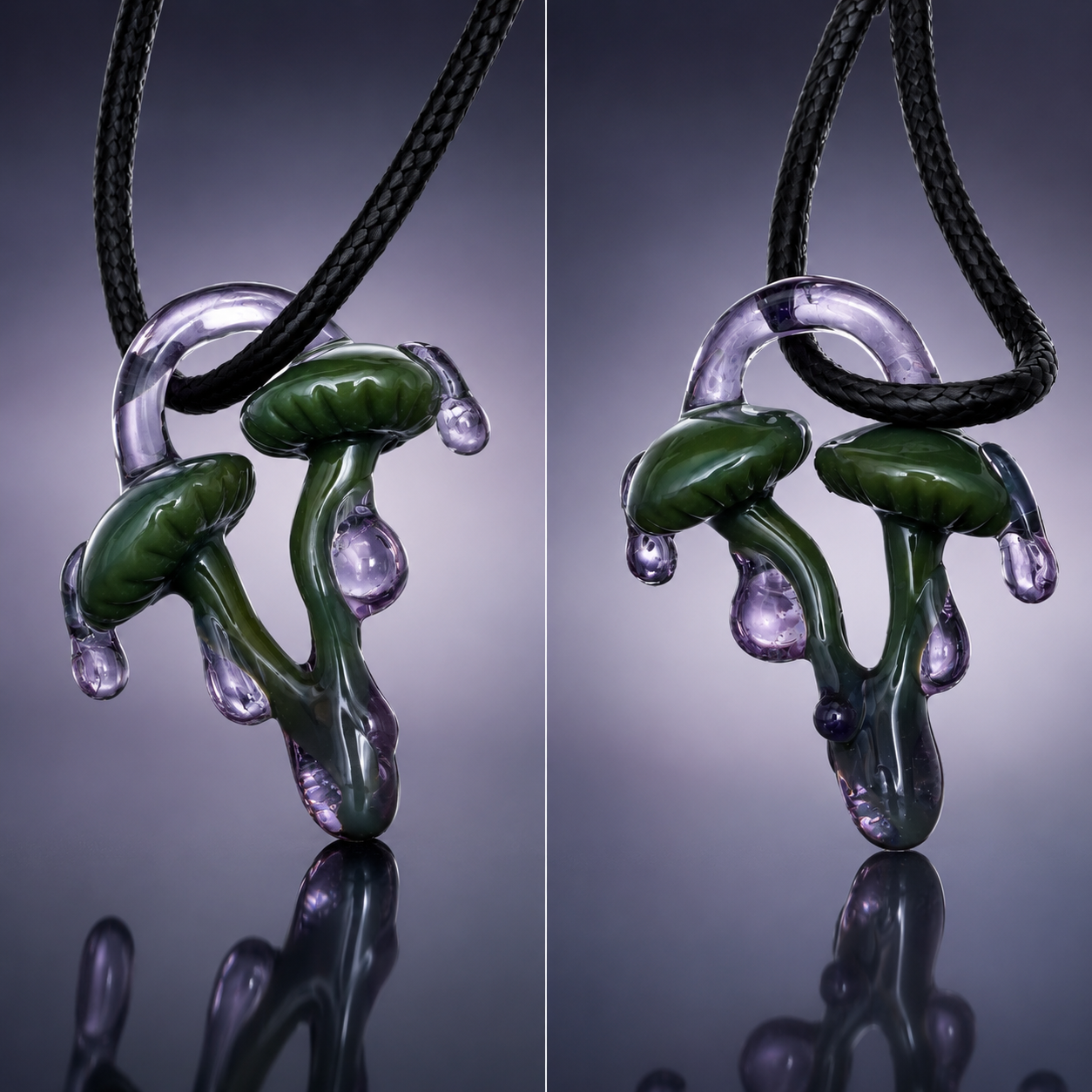 Drippy Mushroom Pendant #2