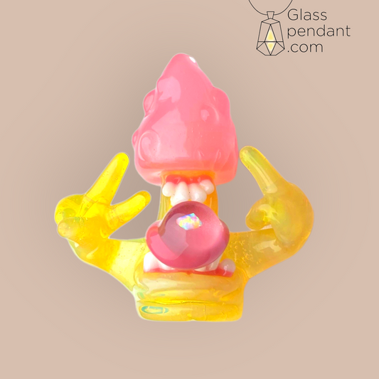 @gl_asshole Serum CFL Color-Changing Dosed Opal Mushroom Pendant