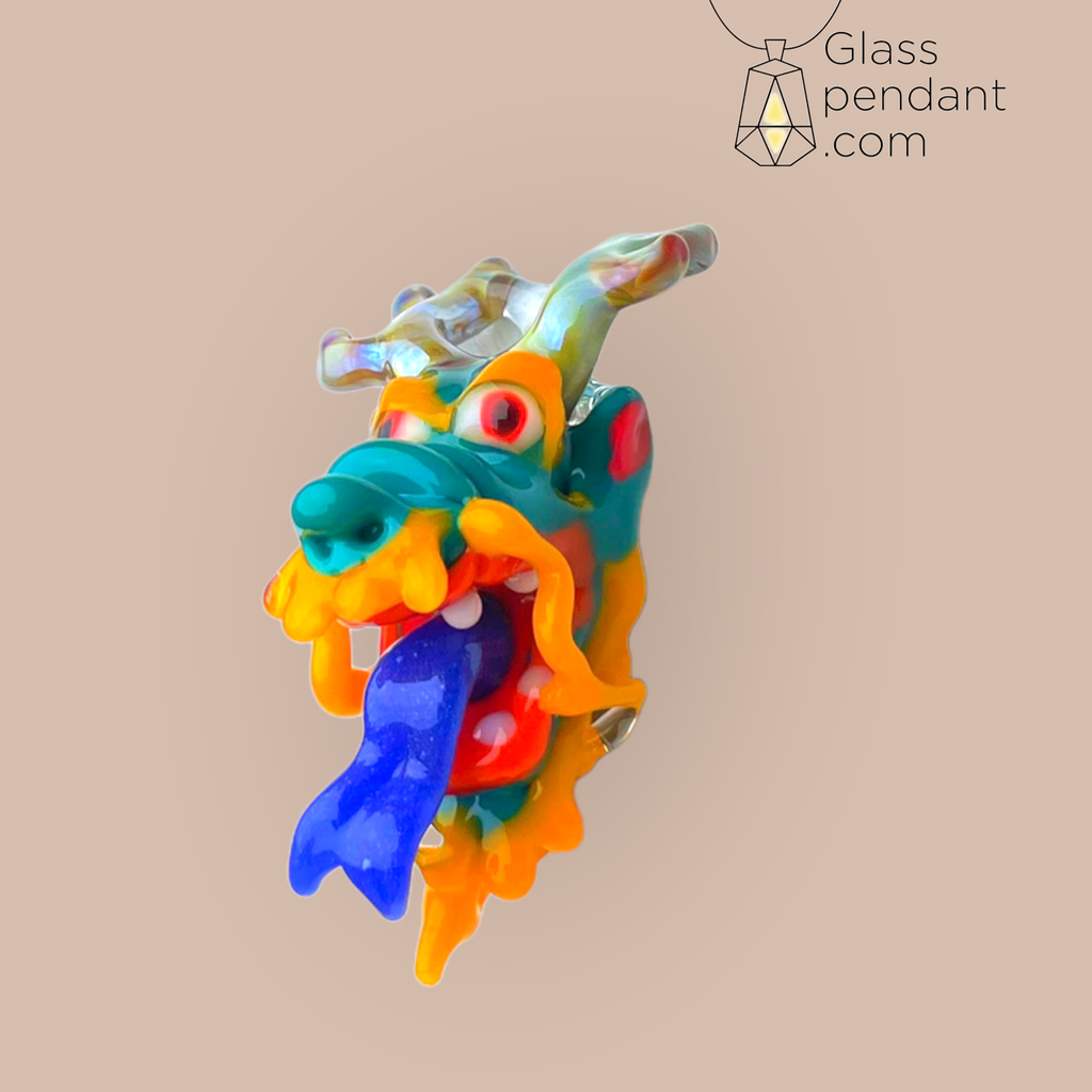 @glyph_glass Dragon Pendant