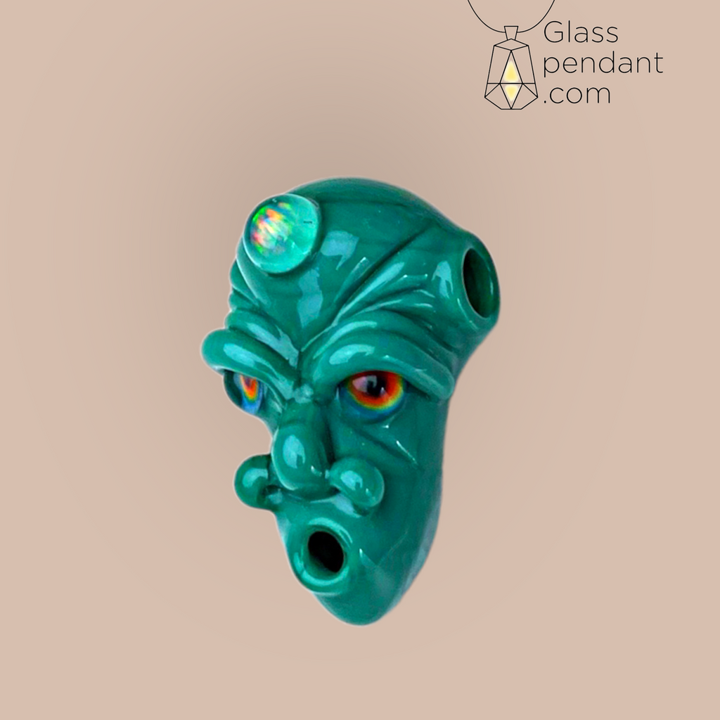 @upgradeglass Aqua Third Eye Opal Shaman Pendant