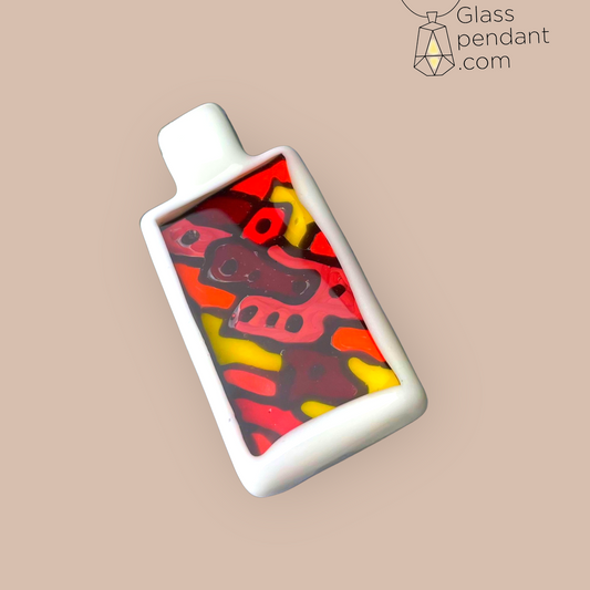 @glyph_glass Abstract Collage Tablet Pendant